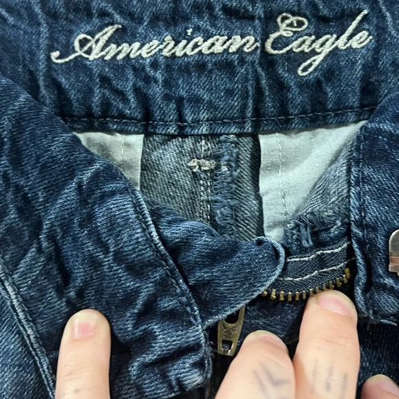 American Eagle Jean shorts size 0 - Picture 3 of 5